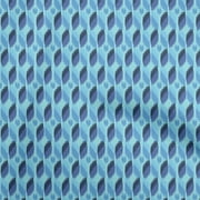 oneOone Viscose Chiffon Light Blue Fabric Asian Ikat Sewing Material Print Fabric By The Yard 42 Inch Wide