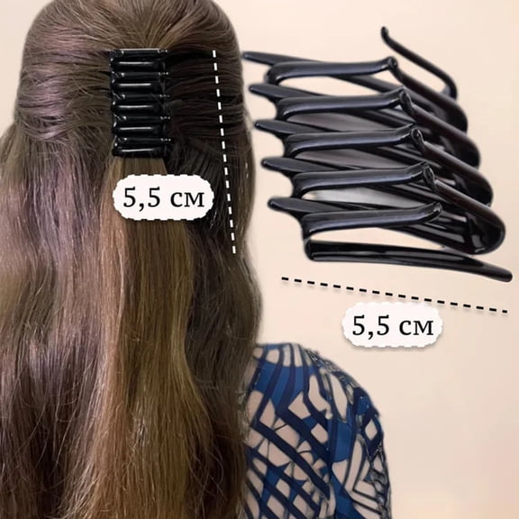 Fashion Large Hair Claw Clips for Women, Simple Retro Non-Slip Banana Clip, Heavy Duty Strong Hold Hair Holder for Thick Hair, 1 Pack
