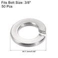 thumbnail image 2 of Parts Washer,Hardware Nuts,Washers,Split Lock Washer, 1/4-Inch 304 Stainless Steel Spring Lock Washer 50pcs, 2 of 5