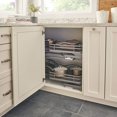thumbnail image 4 of Rev-A-Shelf 24.5 Inch 2-Shelf Cabinet Storage Organizer, Orion Gray, 4 of 7