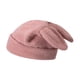 thumbnail image 1 of Gorro de punto con orejas de conejo para adultos, gorro de esquí informal, gorro cálido para mujer Rosa, 1 of 9