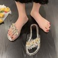 thumbnail image 4 of IROINNID Mothers Day Gifts for Mom, Casual Boho Summer Sandals Slippers for Ladies Comfy Beach Summer Flat No Toe Non-Slip Slipper, 4 of 6