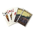 thumbnail image 1 of Ohio, Bicycle Ride the Trails, Lantern Press, Premium Playing Cards, 52 Card Deck with Jokers, USA Made, 1 of 5