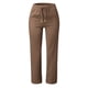 thumbnail image 5 of Pantalones casuales de algodón liso para mujer: con bolsillos, largo, adecuados para la oficina, las vacaciones o las citas, tallas reales, para todas las estaciones, 5 of 6