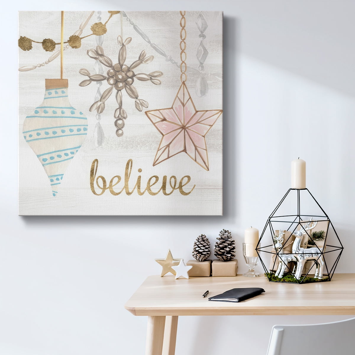 Elegant Ornaments I- Gallery Wrapped Canvas