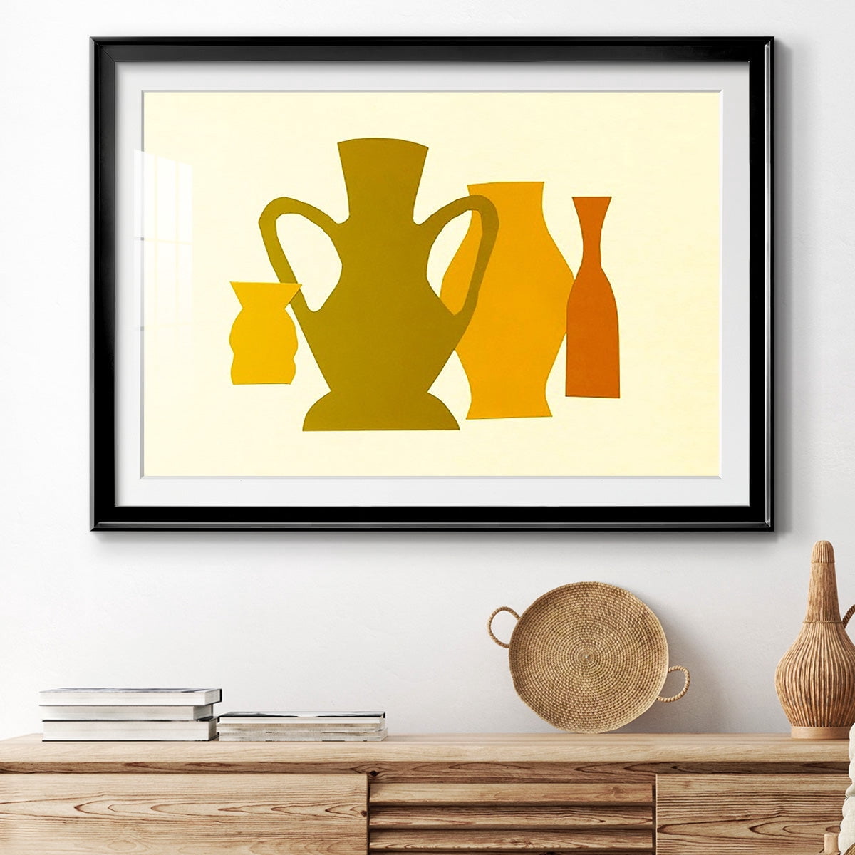 Posing Pottery I Premium Framed Print - Ready to Hang