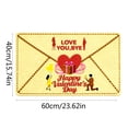 thumbnail image 3 of BotaniNest Valentine's Day Heart Envelope Design Soft Area Rug For Bedroom Living Room Floor Mat, 3 of 6