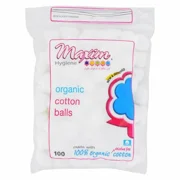 Maxim Hygiene Organic Cotton Balls Made with 100% Organic 100 Count