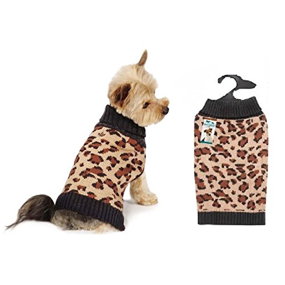 Leopard Print Dog Sweater Leopard Print Dog Sweater