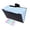 Blue, variant on Cadancy 12 Pocket A4 Mini Expanding File Folder Candy Color Inserts Clear Plastic Organizer for Documents Bills Receipts School Papers Office Filing