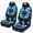 Dolphin Blue Hibiscus, variant on Yuyamidu Dolphin Car Front Seat Covers Set of 2 Hibiscus Vehicle Seat Protective Covers for Cars Sedan SUV Automobile Interior Sets