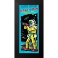 thumbnail image 2 of Retrobot 8x14 Black Modern Framed Museum Art Print Titled - Battery Operated Remote Control Earthman, 2 of 5