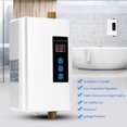 thumbnail image 2 of TOPINCN Chauffe-Eau Sans Réservoir, Mini Chauffe-Eau Électrique Instantané pour la Maison, Machine de Chauffage Sans Réservoir, Chauffe-Eau Instantané, 2 of 8