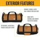 thumbnail image 2 of Bolsa de lona Carhartt Classic redonda de 60 litros con puerto multiusos, 2 of 6