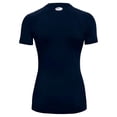 thumbnail image 4 of Camiseta Under Armour HeatGear Compression para mujer, color azul oscuro, 4 of 6