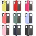 thumbnail image 2 of Slim Heavy Duty Case for iPhone 15 Pro Max with Tempered Glass Screen Protector - Red, 2 of 5