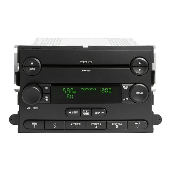 Restored 2007 Ford Focus AM FM Radio MP3 w/ 6 Disc CD Player 7S4T-18C815-CB (Refurbished)
