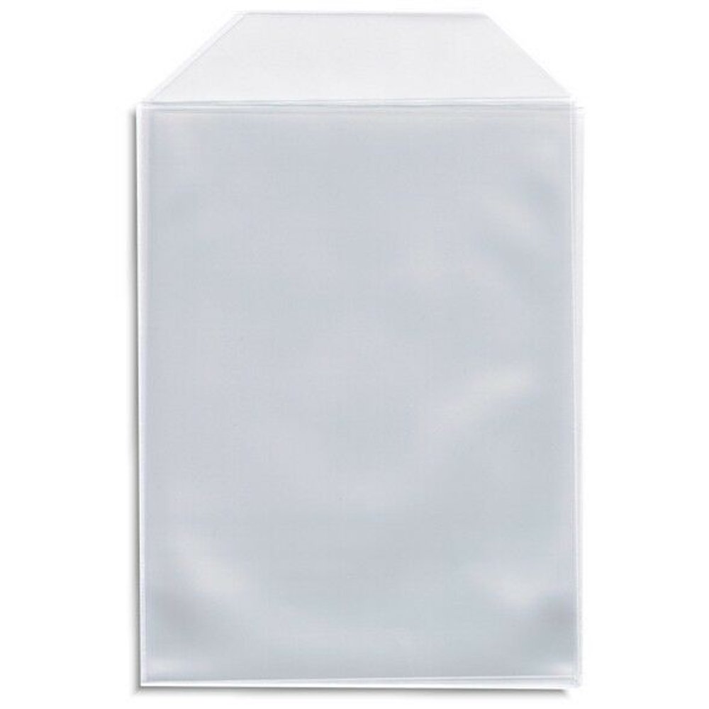 200Pak Clear CPP Plastic =DVD Sleeves= with Flap for 14mm DVD Box