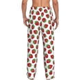 thumbnail image 3 of Goofa Hand Drawn Strawberry Printed Soft Pajama Pants for Men, Wide Leg Comfy Casual Lounge Yoga Pants-XX-Large, 3 of 9