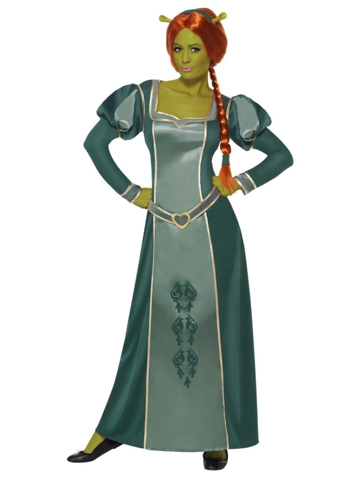 Womens Adult Shrek The Third Deluxe Princess Fiona Blue Dress Costume 