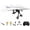 2 Batteries, variant on RC Paper Airplane Kit – Electric Motorized Power Module with 2.4GHz Remote Control – DIY STEM Outdoor Glider Toy – Dual Propellers for Stable Flight (1 Battery)