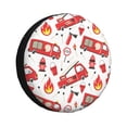 thumbnail image 1 of Balery Fire Truck Cubiertas para Neumáticos - Protector Resistente para Neumáticos de Camioneta, SUV, Remolque, Camper y RV-17 inch, 1 of 6
