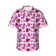 thumbnail image 1 of Fotbe Retro Cowgirl Camisa Hawaiana para Hombre Unisex – Camisa Casual de Verano con Botones de Manga Corta de Algodón y Lino,X-Large, 1 of 7