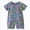 Z110-Navy, variant on 18-24 Months Toddler Summer Bodysuits Baby Suit Newborn Crawling Suit Short Sleeved Thin Coat Infant