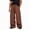 Brown, variant on Men Wide Leg Cargo Joggers, Drawstring Elastic Waist Multi Patch Pockets Adjustable Ankle Lightweight Polyester Outdoor Hiking Workout Athletic Casual Pants Army Green L