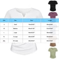 thumbnail image 4 of Women's Summer Short Sleeve V Neck Tank Top Cami Camisole Solid Color Casual Daily Wear Vacation Beach Outfits Fashion Essential Gift for Women | Aestivo, White S, 4 of 9