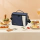thumbnail image 5 of Fiudx Ofertas Flash Del Día Fiambrera Pequeña Para Hombres Y Mujeres, Bolsa Enfriadora De Almuerzo Con Aislamiento Súper Térmico, Fiambrera Reutilizable Con Correa Ajustable Para El Hombro Para El Tr, 5 of 7
