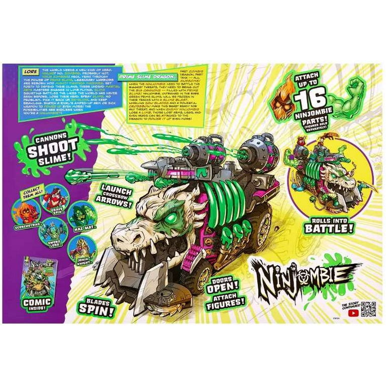 Ninjombie Vehicle, Ninja Zombie with Slime, Ages 3+ - Walmart.com