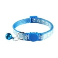 5PCS Pet Bell Collar Adjustable Pet Neck Jewelry Stylish Cat Tie Collar