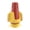 Red/Yellow, variant on IDEAL Electrical Twister PRO (30-644J) Red/Tan Wire Connector, Jar of 500 SMOOTH Twist-On Wire Nuts Connectors for 22 to 8 AWG with SureGrip Comfort Overmold