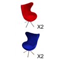 thumbnail image 1 of Paquete de de 1/12, asiento flocado de plástico con respaldo alto, silla de cisne, muebles de , de simulaci CUTICAT Casa de muñecas Juguetes en miniatura, 1 of 8