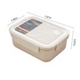 thumbnail image 3 of JilgTeok Lunch Box Lunch Box 3-Compartment Bento Lunch Box Lunch Containers for Microwaveable, 3 of 8