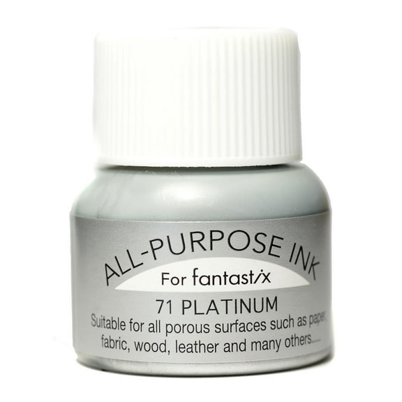 All Purpose Ink 0.5 oz., bottle, platinum (pack of 4)
