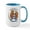 White/Blue Inside, variant on CafePress - CKCS Blenheim IAAM Large Mug - 15 oz Ceramic Large White Novelty Mug