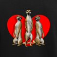 thumbnail image 3 of CafePress - Heart Meerkats Pajamas - Women's Short Sleeve Print T-Shirt and Pants Dark Cotton Pajama Set, 3 of 7