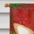 thumbnail image 3 of Carolines Treasures RDR3012CHF Drapeau de Noël Chihuahua Flocon de Neige Rouge Toile Taille Maison, 3 of 4