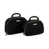 Cosmetic Bags - 2 Pc Set in Black