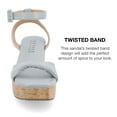 thumbnail image 3 of Journee Collection Womens Eianna Tru Comfort Foam Ankle Strap Platform Sandals, 3 of 6