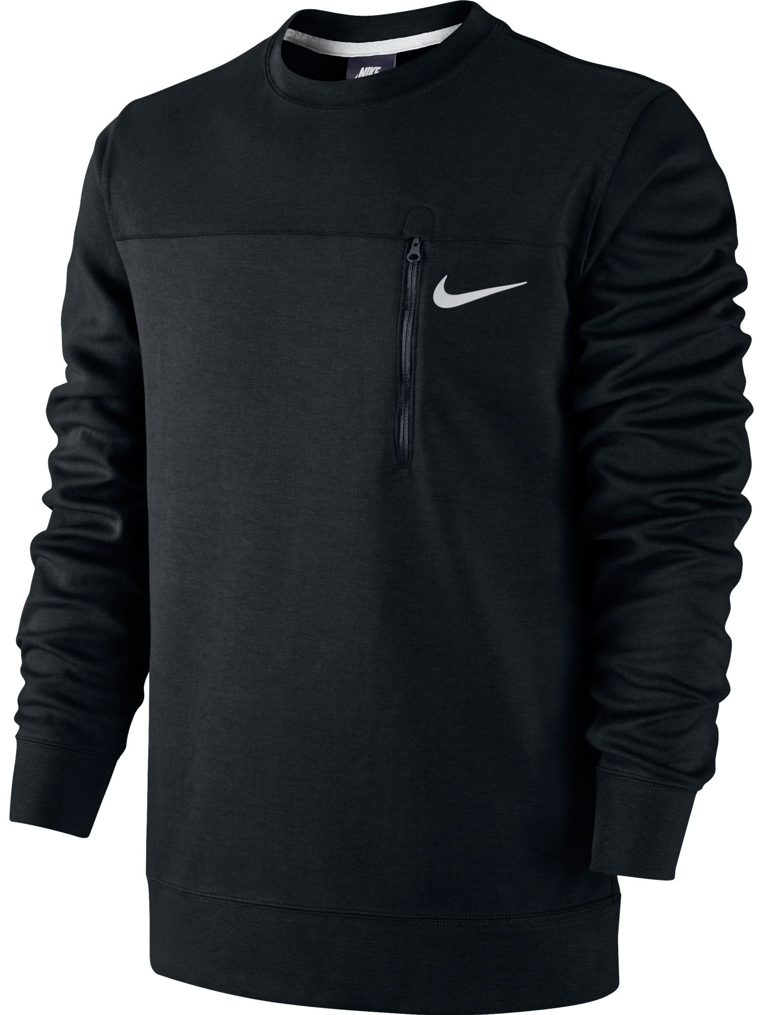 Nike - Nike Ultra Crew Sweatshirt Athletic Long Sleeve Black/Black ...