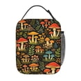 thumbnail image 3 of Halloween Vintage Mushroom Lunch Bag Portable Thermal Lunch Box for Men and Women, 3 of 6