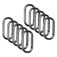 thumbnail image 2 of 10 Uds llavero antipérdida mosquetón herramienta de función múltiple Camping senderismo hamaca columpio para colgar botella de agua clip de moc gris Sunnimix Gancho de mosquetón con mosquetón, 2 of 7
