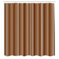 thumbnail image 2 of Ambesonne Stripes Shower Curtain, Abstract Ocean Lines Print, 69"Wx75"L, Pale Caramel, 2 of 4