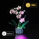 thumbnail image 4 of Kit de construcción de orquídeas LED,Kit de construcción de orquídeas LED Juego de luces LED Pantalla Decoración de plantas Funcionalidad inteligente, 4 of 8