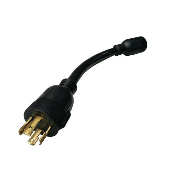 Parkworld 885101 30 AMP Power Adapter Cord Generator 4-Prong Twist lock Plug L14-30P to 6-20R or 6-15R Outlet