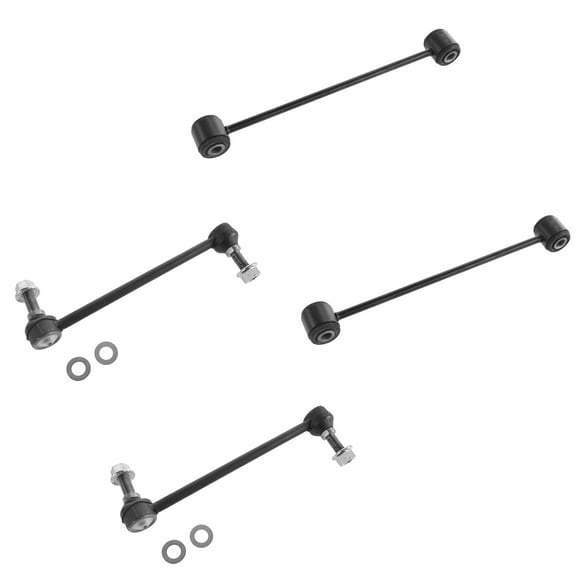 TRQ Sway Bar LinkSet of 4 LH Driver RH Passenger Front Rear for Chrysler Dodge PSA55819