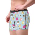 thumbnail image 3 of Kdxio Men's Boxer Briefs with Happy Easter Print - Comfortable and Breathable Underwear for Everyday Wear, 3 of 7